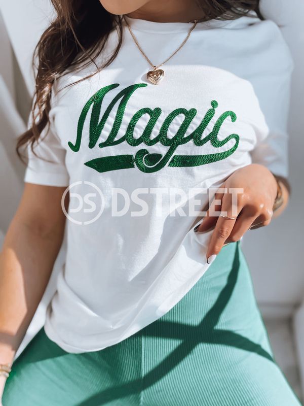 DStreet Women's T-shirt MAGICAL ecru Dstreet