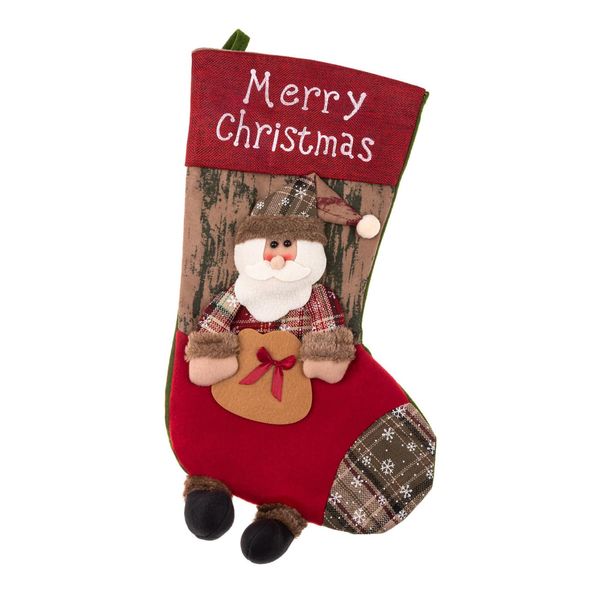 Edoti Edoti Christmas stocking Santa Claus A534