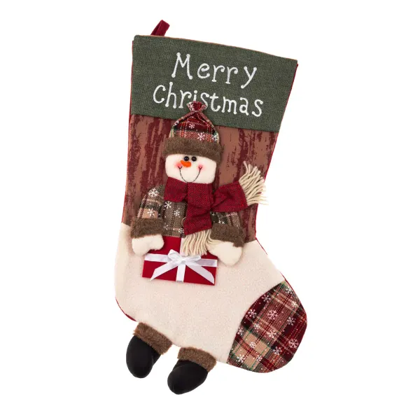 Edoti Edoti Christmas stocking Snowman A534