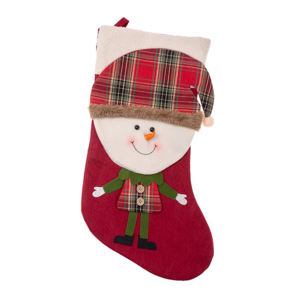 Edoti Edoti Christmas stocking Snowman A782