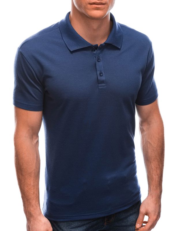 Edoti Edoti Men's plain polo shirt