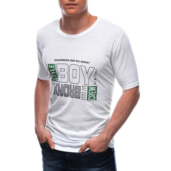 Edoti Edoti Men's printed t-shirt S1675
