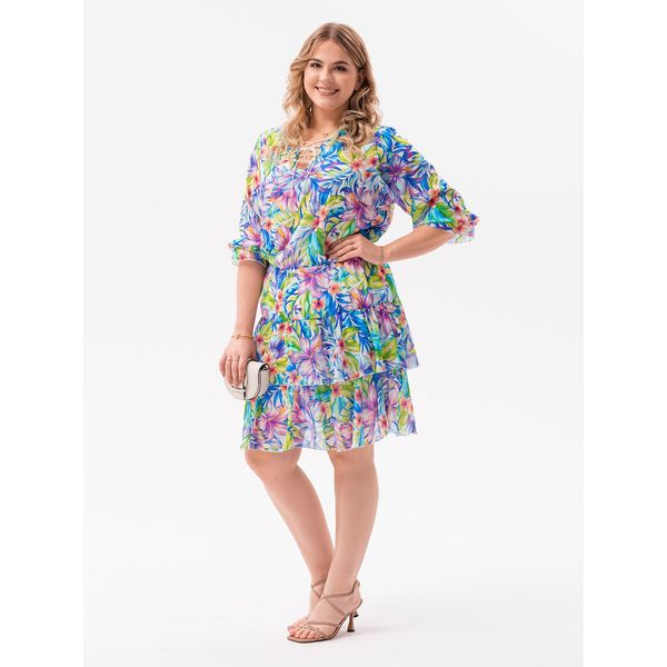 Edoti Edoti Women's dress Plus Size DLR066