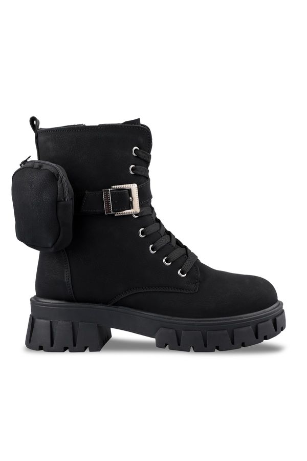 Esem Esem Ankle Boots - Black - Flat