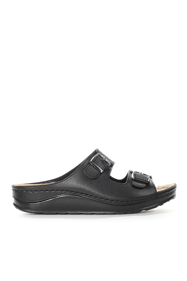 Esem Esem Mules - Black - Flat