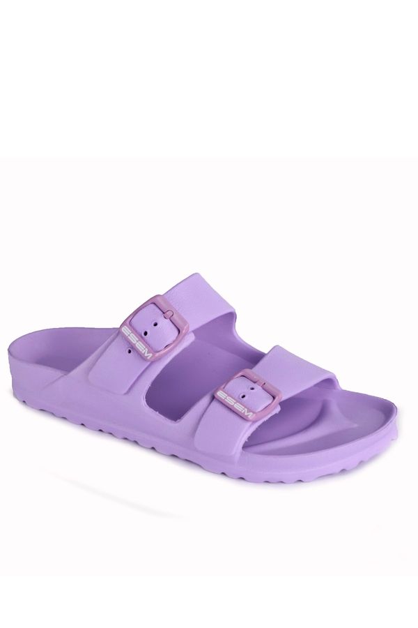 Esem Esem Mules - Purple - Flat