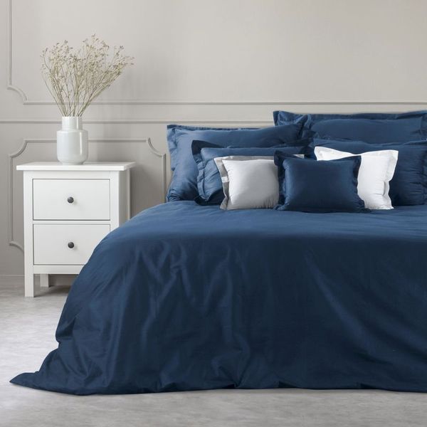 Eurofirany Eurofirany Unisex's Bed Linen 372666 Navy Blue