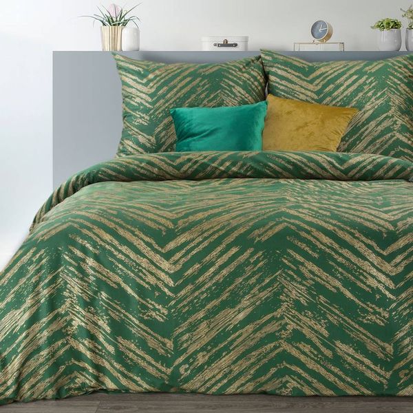 Eurofirany Eurofirany Unisex's Bed Linen 391501 Dark-Green