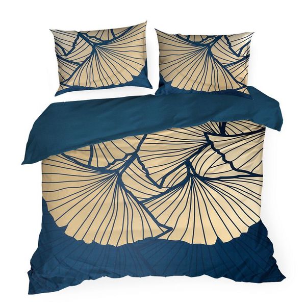 Eurofirany Eurofirany Unisex's Bed Linen 392366 Navy Blue