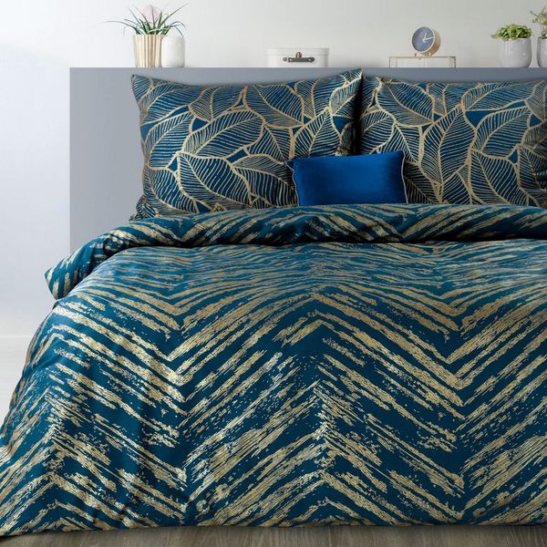 Eurofirany Eurofirany Unisex's Bed Linen 392851 Navy Blue