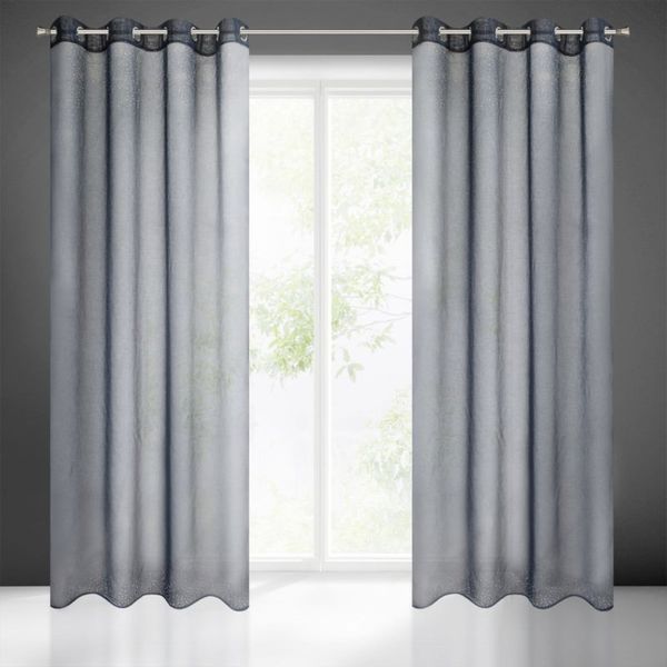 Eurofirany Eurofirany Unisex's Curtain 353194 Navy Blue