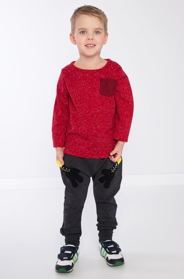 FASARDI Boys' red blouse with pocket