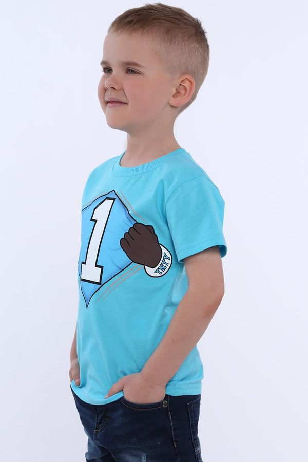 FASARDI Chlapecké tričko s modrým číslem