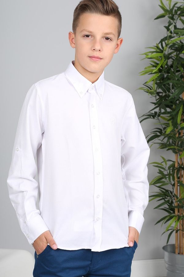 FASARDI Plain white shirt