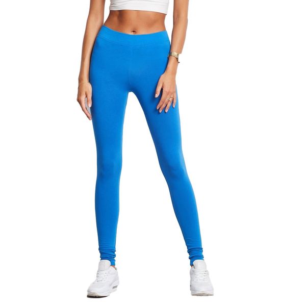 Fashionhunters Basic blue leggings