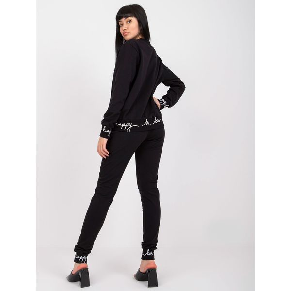 Fashionhunters Black casual set with trousers