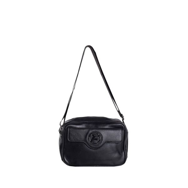 Fashionhunters Black crossbody messenger bag