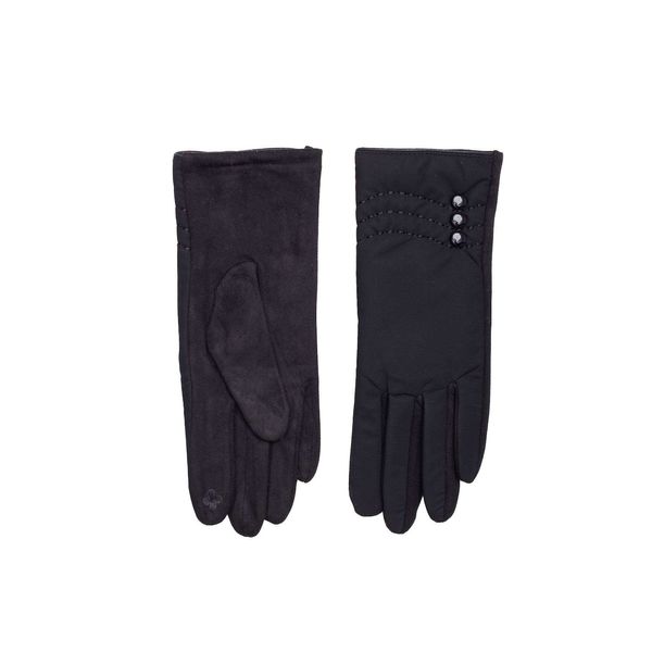 Fashionhunters Black ladies touch gloves