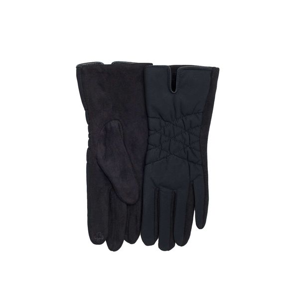 Fashionhunters Black women's gloves for winter
