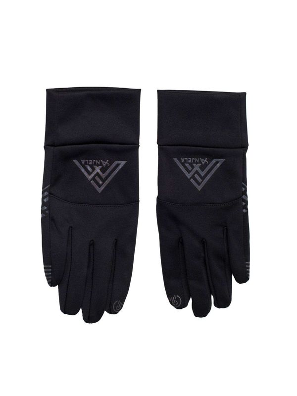 Fashionhunters Black women's tactile gloves