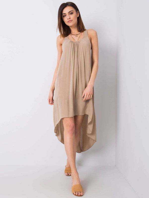 Fashionhunters Camel light dress OH BELLA