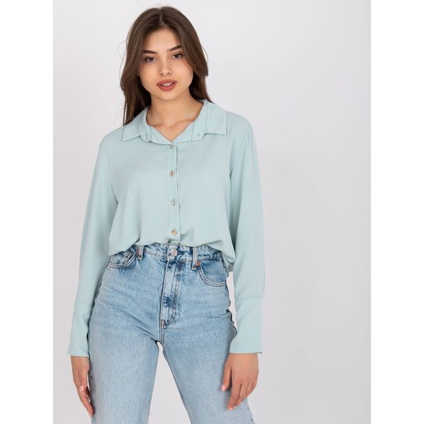 Fashionhunters Classic mint women's shirt from Dagie