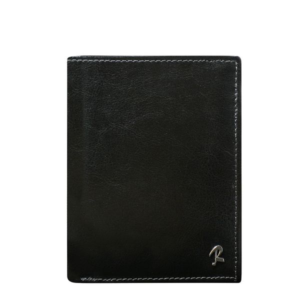 Fashionhunters Czarny portfel dla mężczyzny z systemem RFID