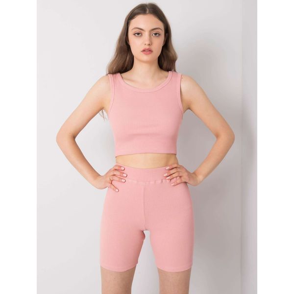 Fashionhunters Dirty pink shorts from Justine RUE PARIS cycling