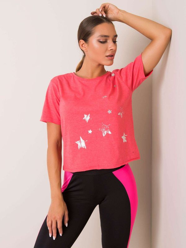 Fashionhunters FOR FITNESS Bawełniany t-shirt z bawełny