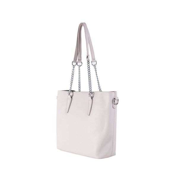 Fashionhunters Gray roomy shoulder bag with handles