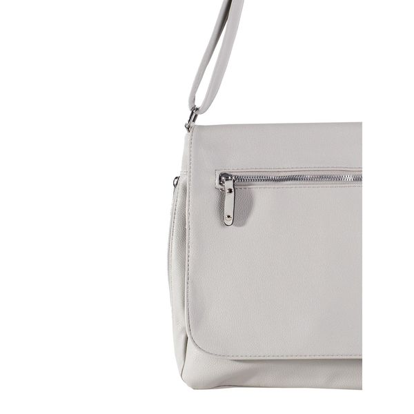 Fashionhunters Gray women's shoulder bag with a magnet
