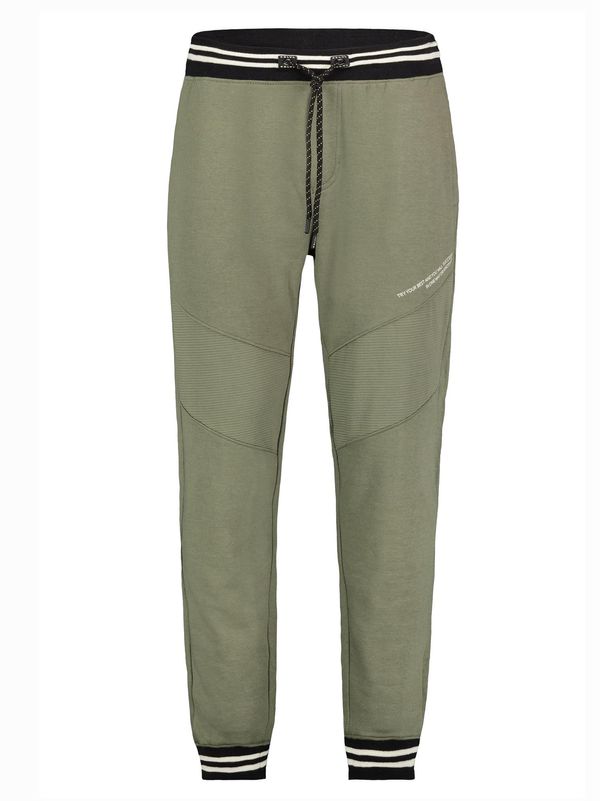 Fashionhunters Khaki men's sweatpants with pockets SUBLEVEL
