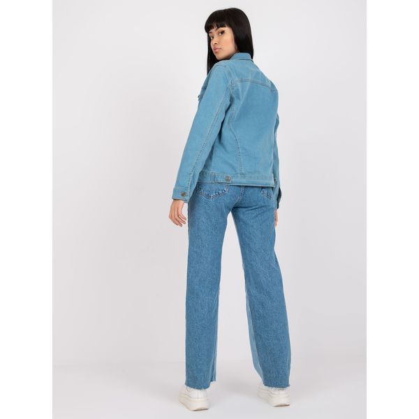 Fashionhunters Light blue classic denim jacket from RUE PARIS