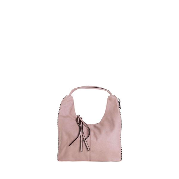 Fashionhunters Light pink shoulder bag with an adjustable strap