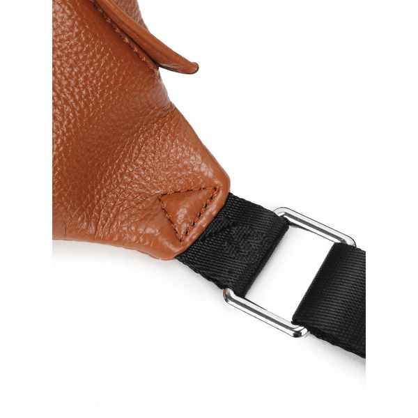 Fashionhunters LUIGISANTO brown kidney with adjustable strap