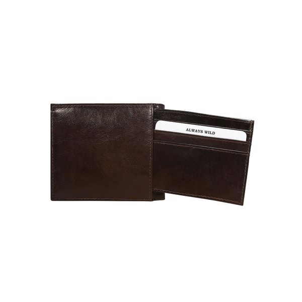 Fashionhunters Męski brązowy miękki portfel