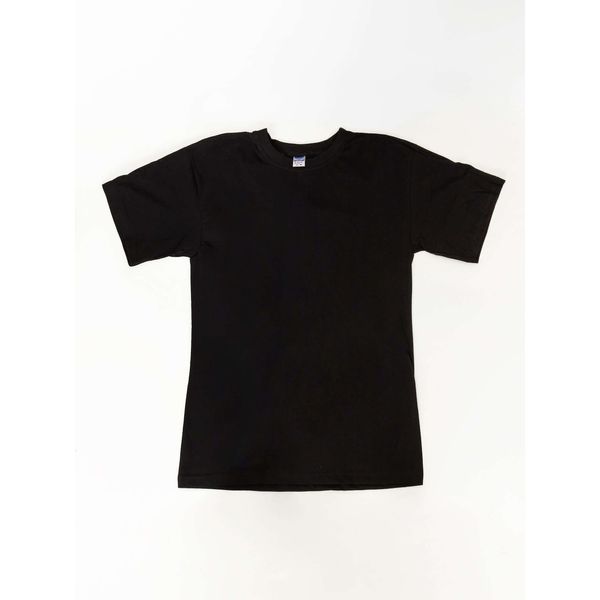 Fashionhunters Męski czarny bawełniany t-shirt