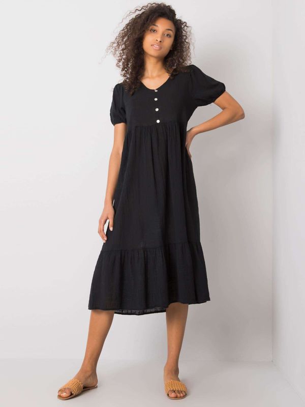 Fashionhunters OH BELLA Black casual dress