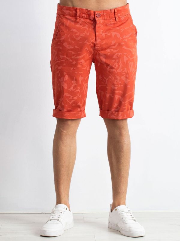 Fashionhunters Orange magnetic shorts