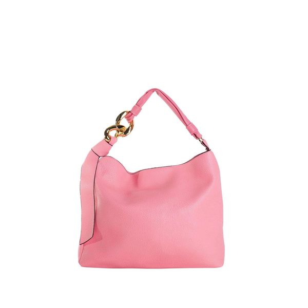 Fashionhunters Pink 2in1 shoulder bag with a gold chain