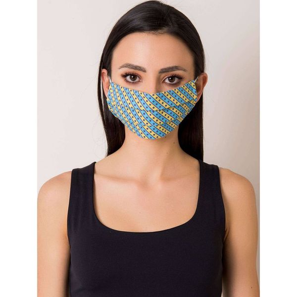 Fashionhunters Reusable mask with a color print
