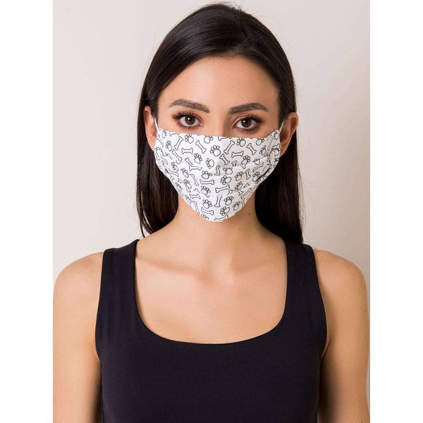 Fashionhunters Reusable white mask