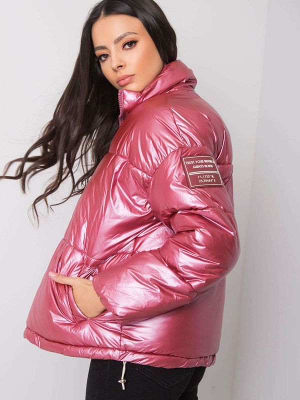 Fashionhunters SUBLEVEL Brudna różowa kurtka zimowa