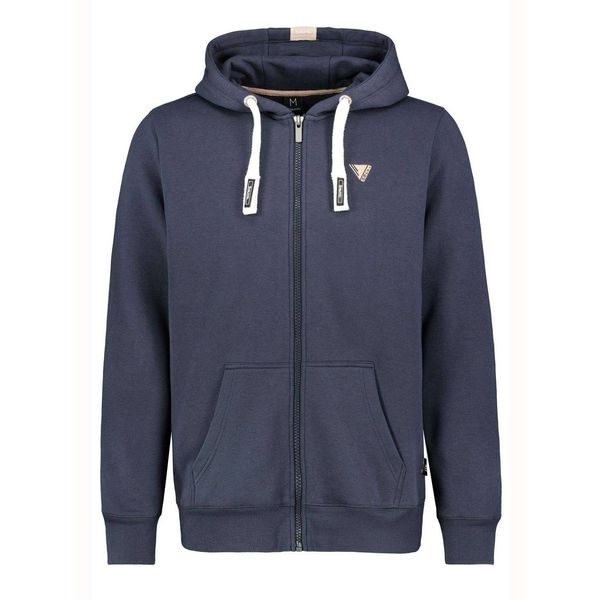 Fashionhunters SUBLEVEL navy blue men's sweatshirt with pockets