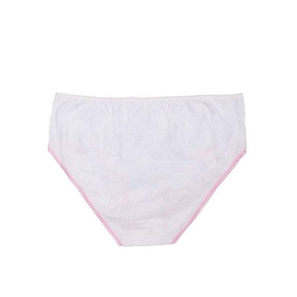 Fashionhunters White and pink panties with a print