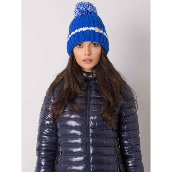 Fashionhunters Women's blue padded hat