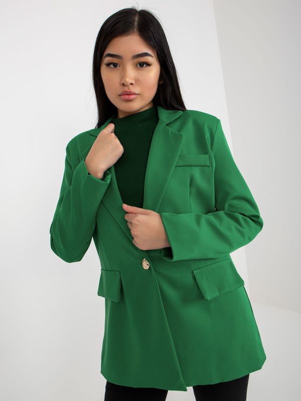 Fashionhunters Women's green jacket Veracruz with lining