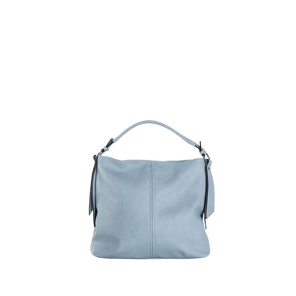 Fashionhunters Women's light blue shoulder bag with a detachable strap