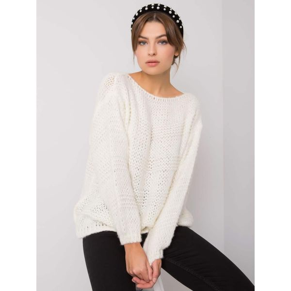 Fashionhunters Women's sweater OCH BELLA Ecru