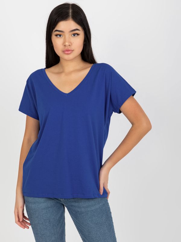 Fashionhunters Women's T-shirt - blue